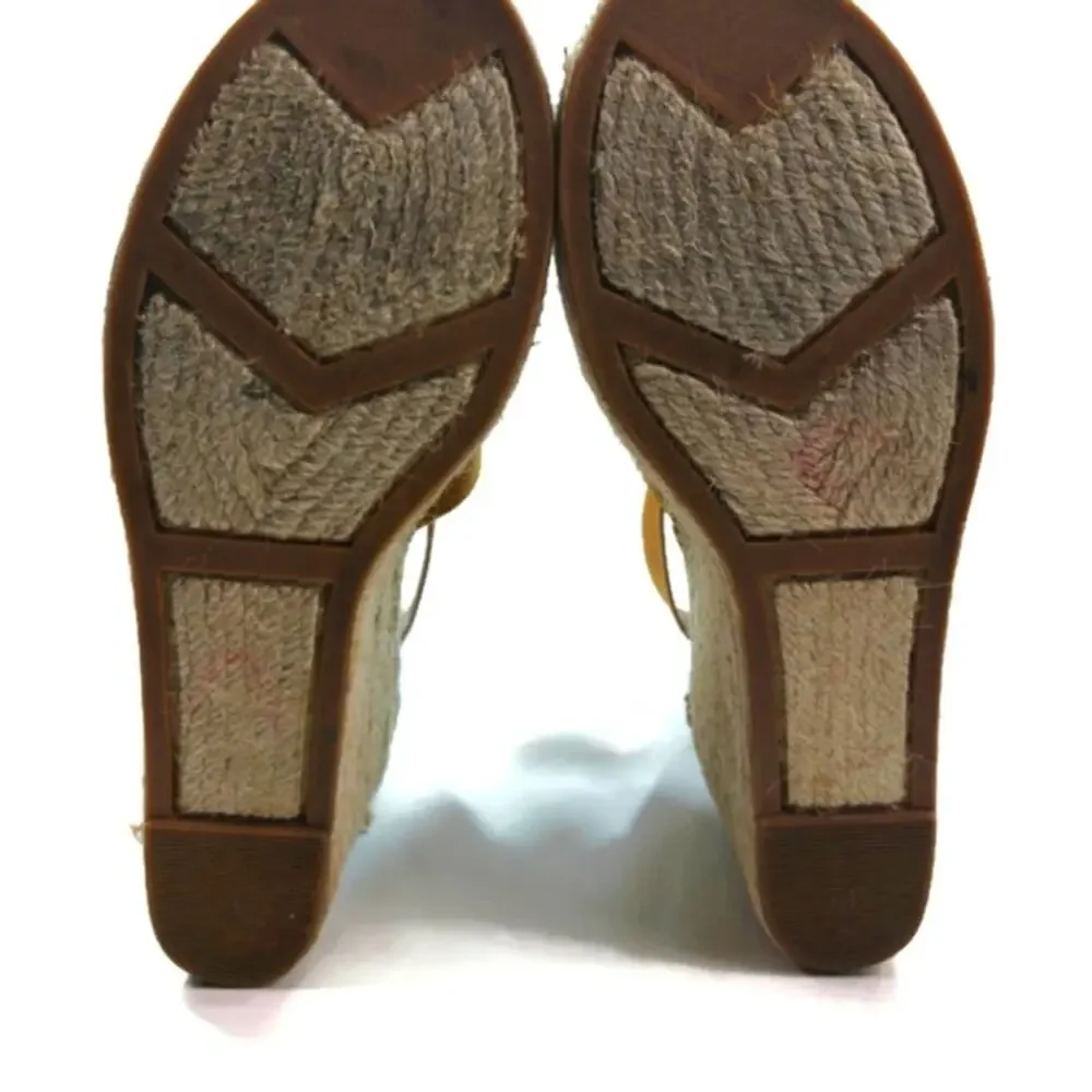 Marc Fisher Leather Espadrille GUC  Size 9.5M     SS1332
